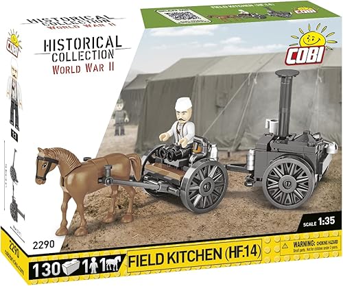Miniatura 2 de COBI Colección Histórica Cocina de Campo de la Segunda Guerra Mundial (HF.14)