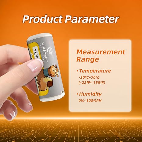 Wisesorb Temp/Humidity Data Logger, Bluetooth