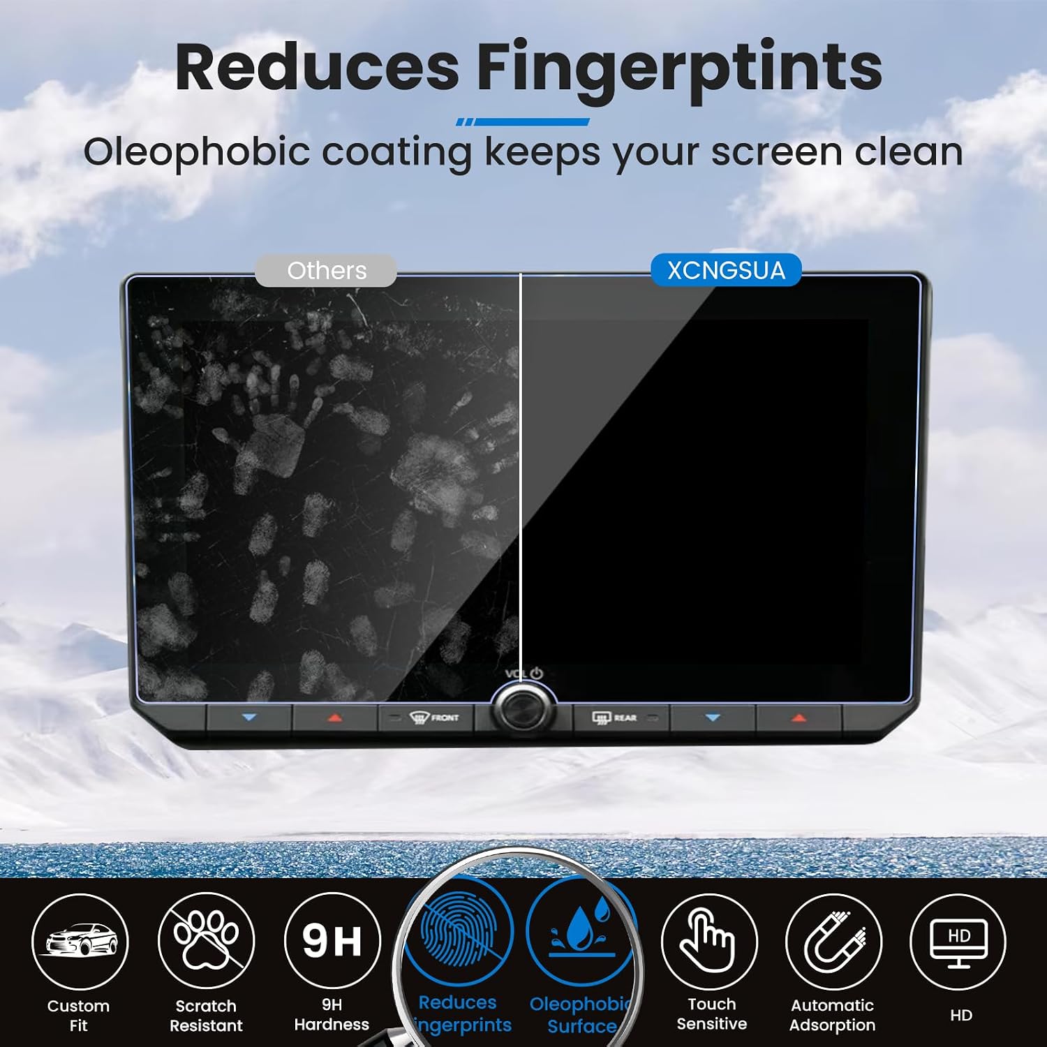 Screen Protector for 2026 Toyota RAV4 10.5″ Navigation- 9H Tempered Glass for 2026 RAV4 (LE/SE/XLE Premium/Woodland) and 2026 RAV4 Plug-in Hybrid (SE/Woodland) Accessories (Not for 12.9″ Navigation Screen） image 4