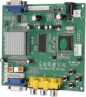 Placa conversora de vídeo Arcade Game CGA EGA YUV para VGA HD, 1 módulo de relé de canal para monitor de jogos de arcada para monitor de projeto CRT LCD PDP