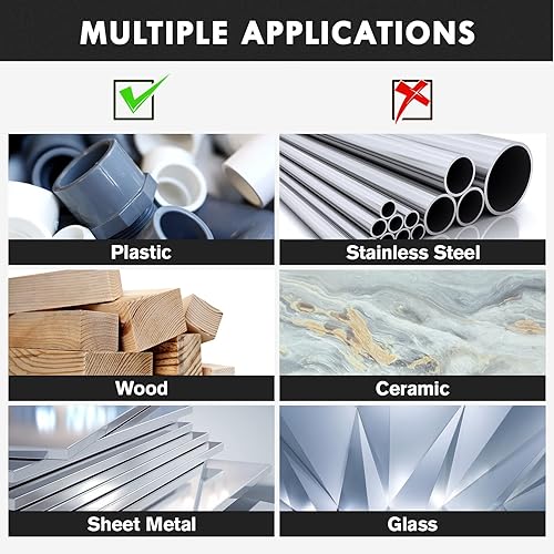 Miniatura 6 de Juego de 99 brocas de titanio, kits de brocas HSS de punta de 135 grados, tamaños de 116 a 38 pulgadas para perforar metal suave, aluminio, cobre,