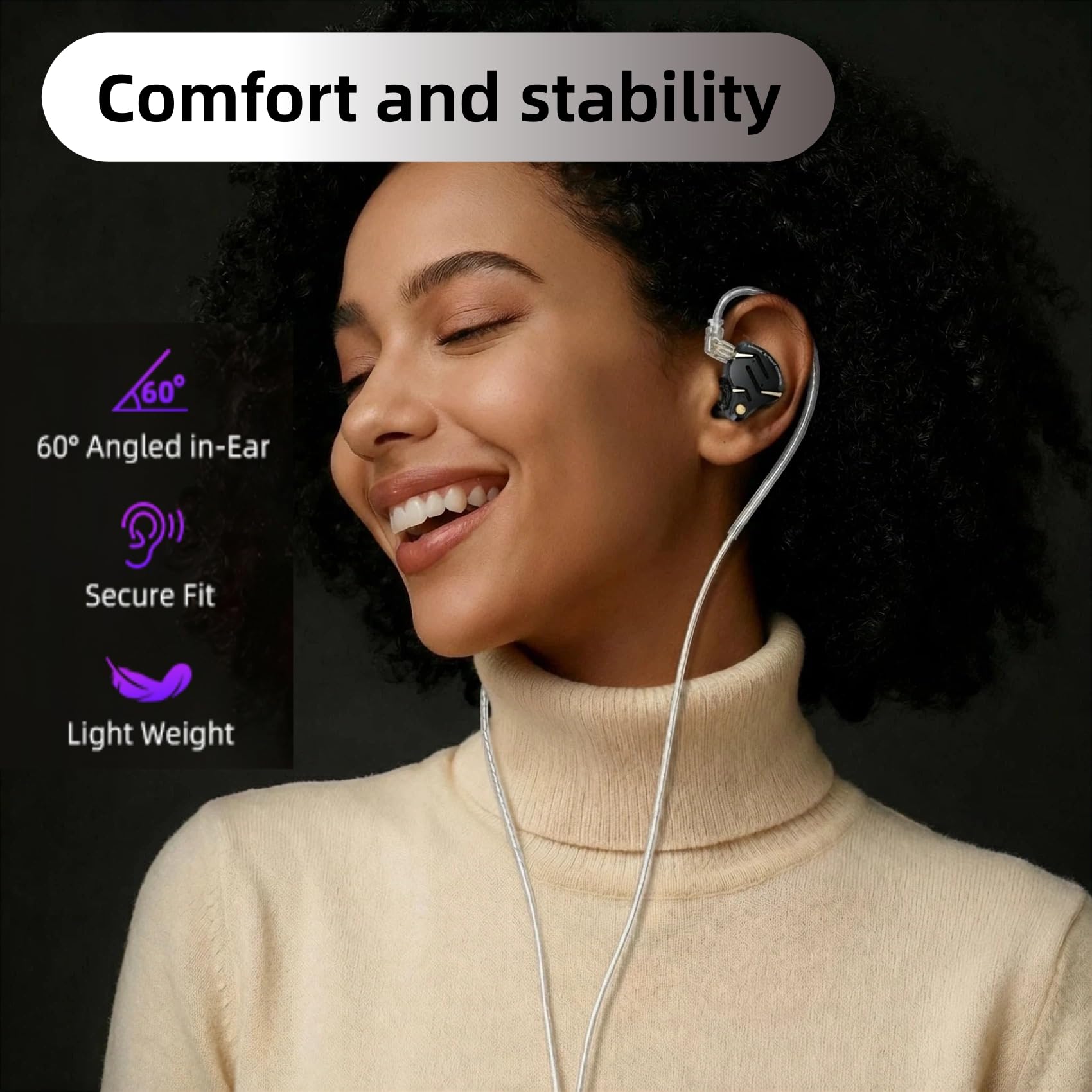 KZ ZS12 PRO 2 monitory douszne, hybrydowe sterowniki 5BA+1DD 6, przewodowe, dźwięk HiFi, wciągający bas, idealny do gier, muzyków, piosenkarzy i audiofilów (srebrny z mikrofonem)