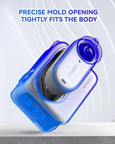 Miniatura 7 de Silicone Protective Cover Case for Insta 360 GO 3, Screen Protector and Lens Guard Protector for Insta 360 GO 3 Accessories (Black)