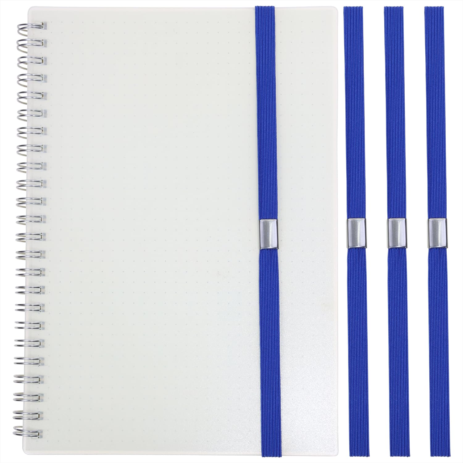 Mini Skater Elastic Planner Bands Book Page Markers for Hardcover Journal Notebook Book Lovers- Stretchy Closure Reading Straps to Holds Planner Closed, Fit Notebooks from 8" to 11” in Height, Pack of