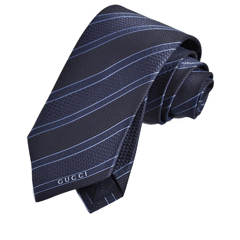 GUCCI グッチ ネクタイCG柄 ネイビー シルク グッチ ネクタイ GUCCI シルク100％ GGロゴ NAVY ブランド メンズ 紳士
