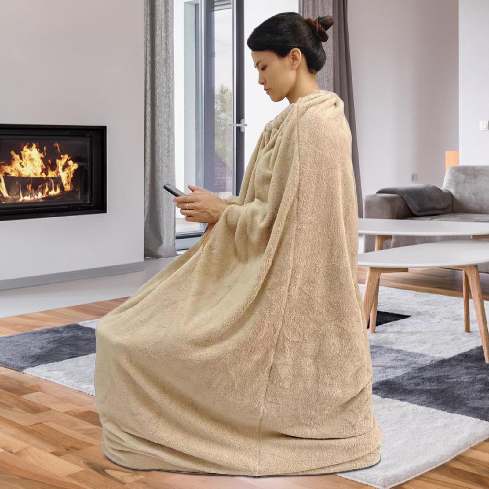 Vestido de Spa - Cobertura de Vapor Completa para el Cuerpo | Suave Unisex para Hombres Mujeres Spa Viaje Casa Salón