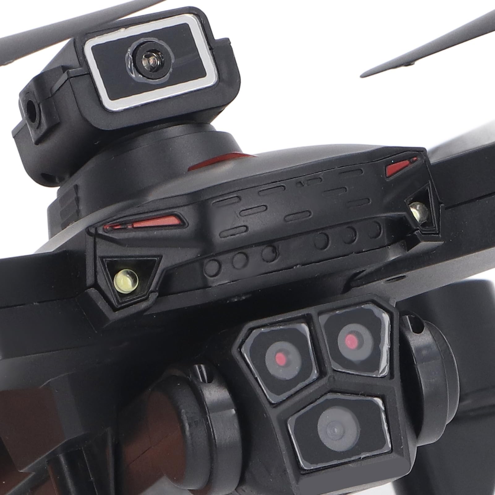 RC-Drohne, RC-Quadcopter mit 3 Kameras, 4K HD, 2,4 G WiFi, Vier-Wege-Hindernisvermeidung, Faltbare Drohne mit APP für Erwachsene, Kinder, Anfänger