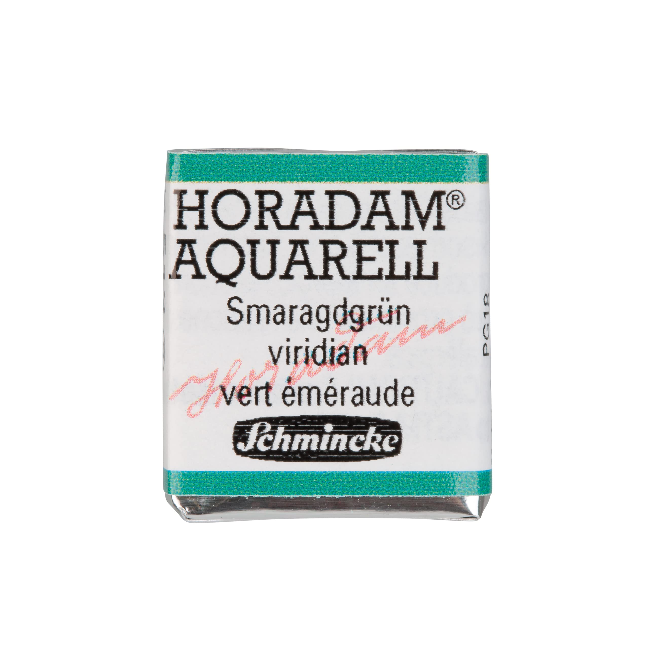 Schmincke - HORADAM® AQUARELL - finest artists' watercolours, 487 Cobalt blue light, 14 487 044, 1/2 pan — view 145
