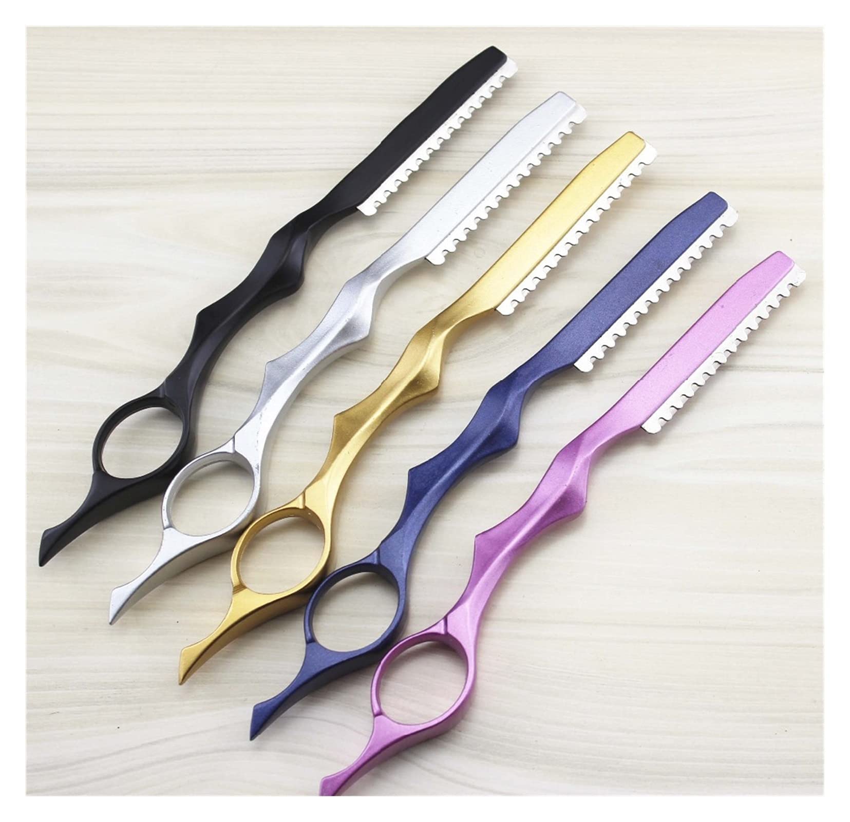 Tijeras para Cortar El Cabello, Tijeras Profesionales para Cortar El Cabello, Peine para Adelgazar, Cuchillo para Adelgazar, Metal De Acero Inoxidable, Mango Largo