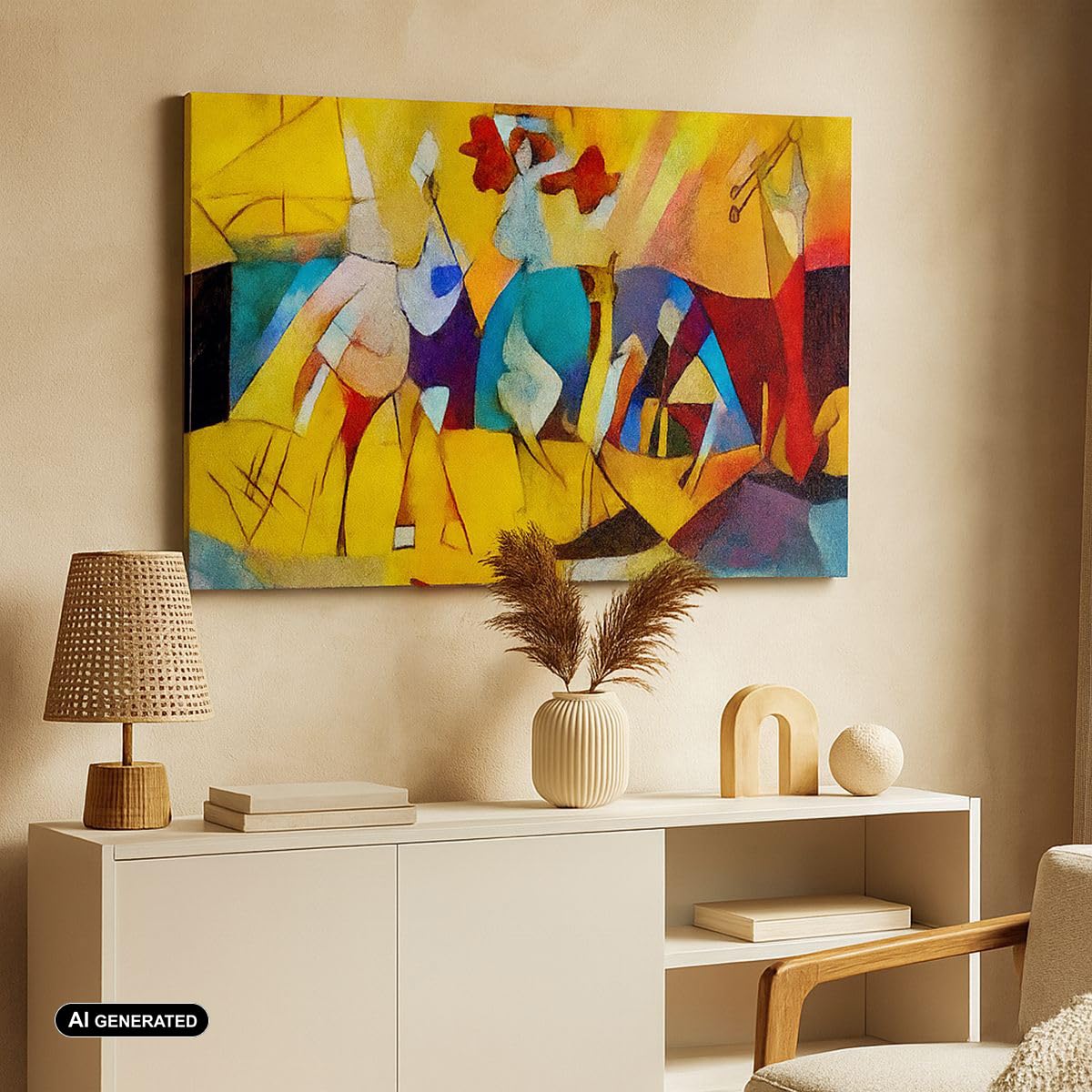 Stampe da Parete Moderne 100x70 cm Quadro su Tela Astratto Arte - 3455 | Astrazione Moderno Quadro Decorativo Grande 1 pezzo Soggiorno Camera da Letto Arte da Parete Decorazione da Parete ARTTOR