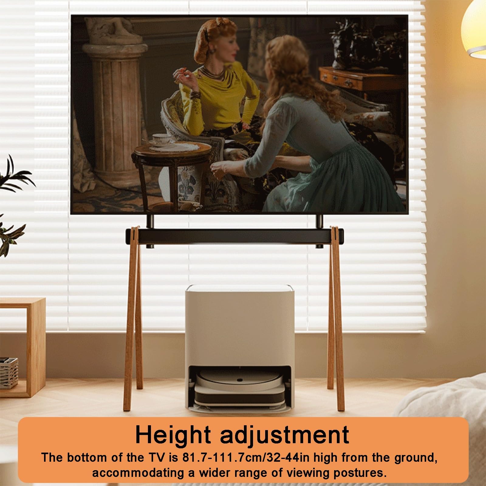 Soporte TV Pie, Altura Ajustable, para Televisores de 32 a 75 Pulgadas