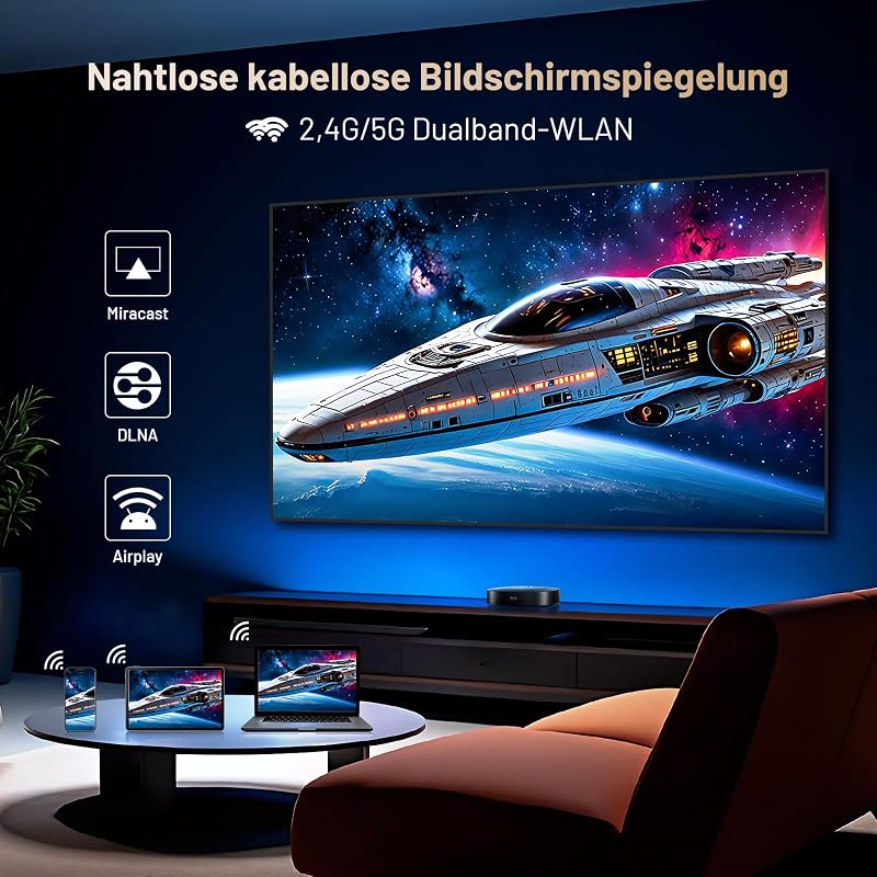 Kinhank 4K Google TV Box - HDR10+ UHD Médialejátszó, Netflix Tanúsított, 2GB+16GB, Kettős WiFi, Bluetooth 5.0, Hangvezérlés, Képernyőtükrözé