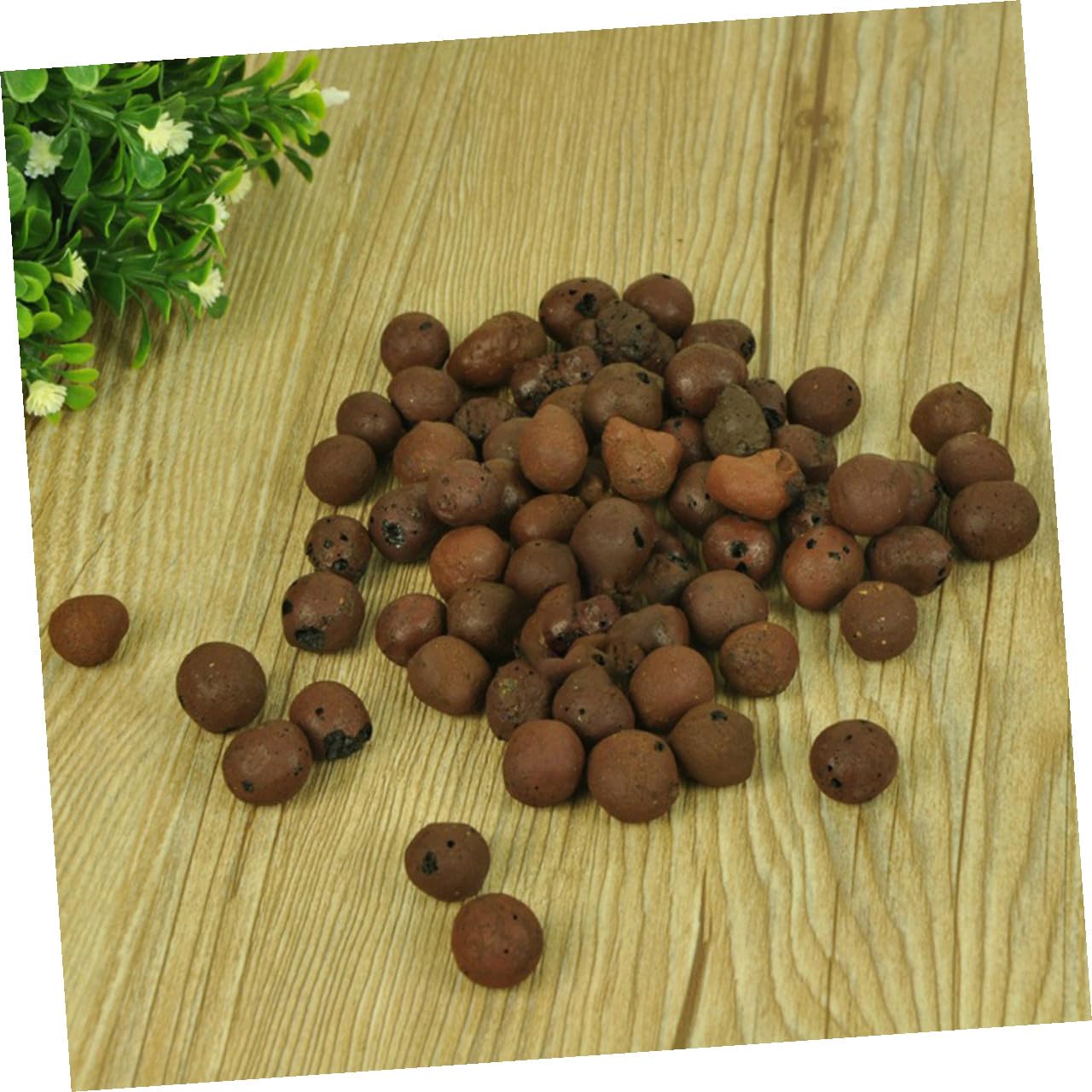 Mipcase Ceramsita de Drenaje para Jardinería 1 Kg Arcilla Expandida Porosa 05-1 CM Material Transpirable para Macetas y Cultivo sin Suelo Suministros para Plantación de Flores y
