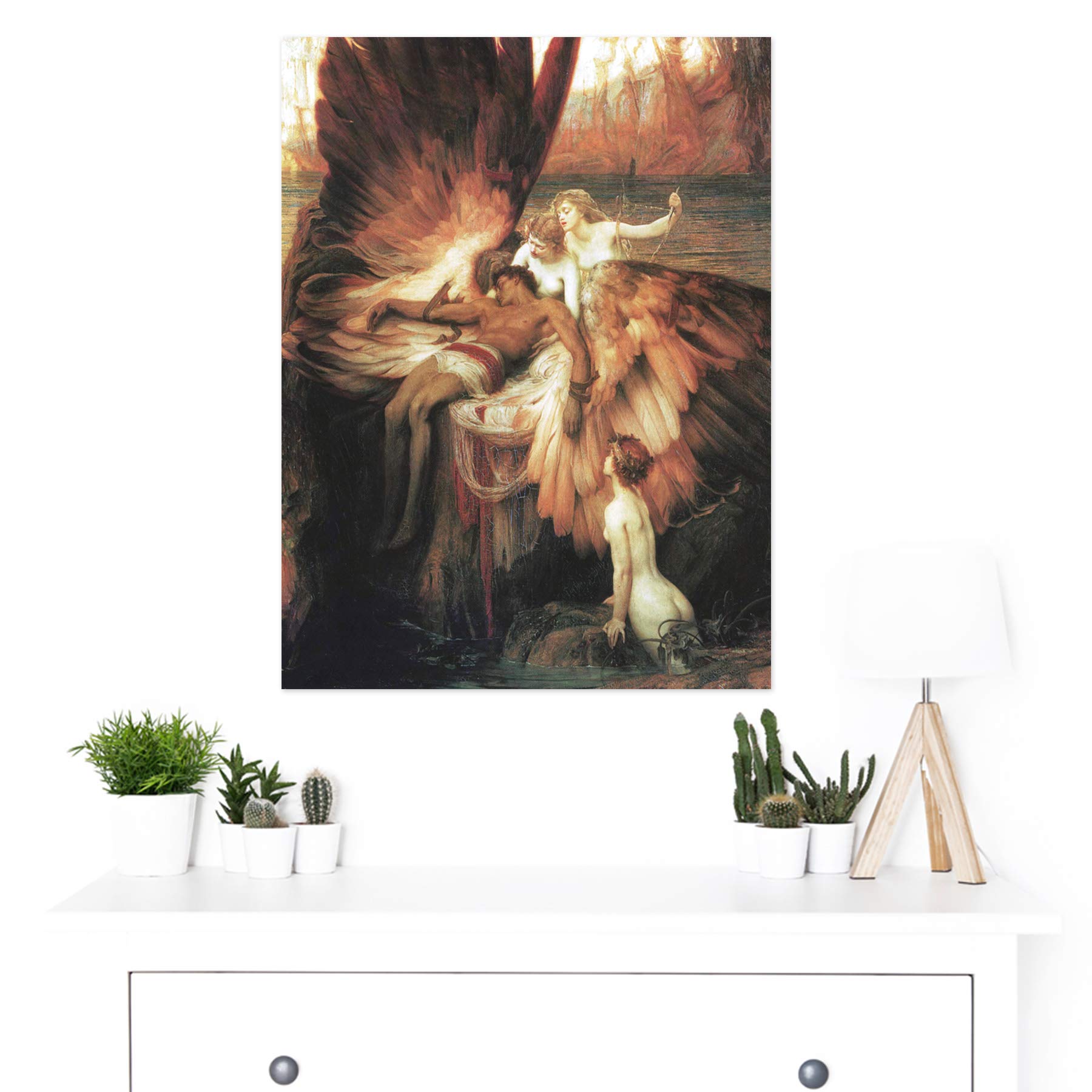 Amazon.com: James Mourning For Icarus Myth Greek Wings Painting