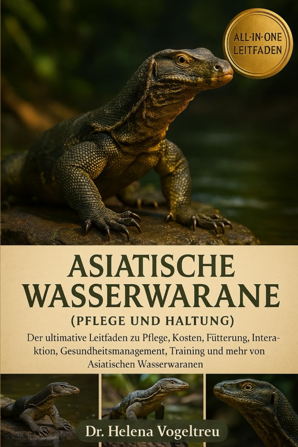 Asiatische Wasserwarane (Pflege und Haltung): Der Ultimative Leitfaden Zur Pflege, Kosten, Fütterung, Interaktion, Pflege, Gesundheits-Training Und Mehr Von Asiatischen Wasserwachen