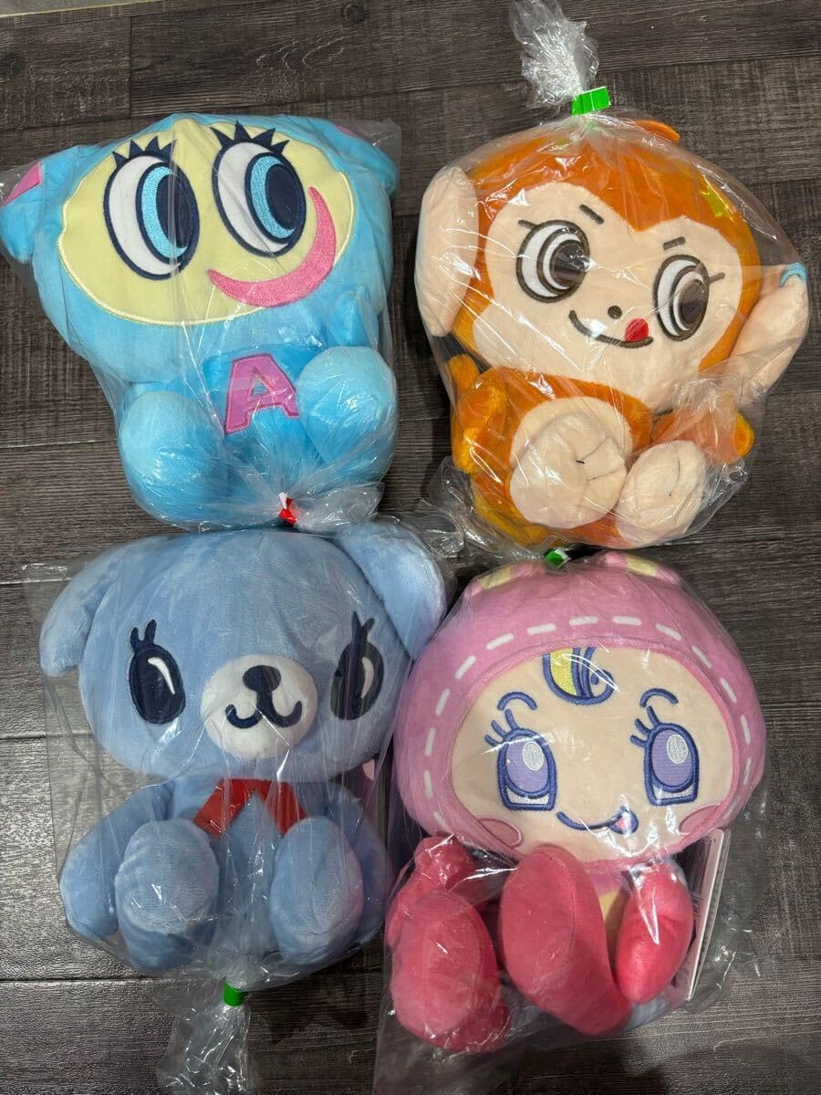 4個セット　ベリエちゃん　ナカムラくん　ぬいぐるみチャーム　レオパード 4個セット ベリエちゃん ナカムラくん ぬいぐるみチャーム レオパード