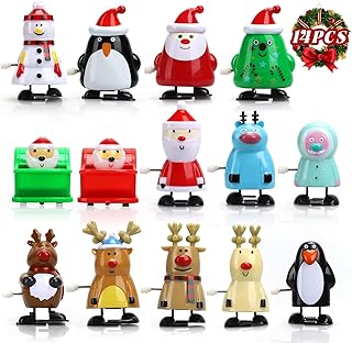 TOY Life 14 Pcs Christmas Wind Up Toys, Christmas Stocking Stuffers for Kids Adults, Christmas Party Favors for Kids Adults, Christmas Goodie Bag Stuffers Toys for 3 4 5 6 7 8 Years Old Boys Girls