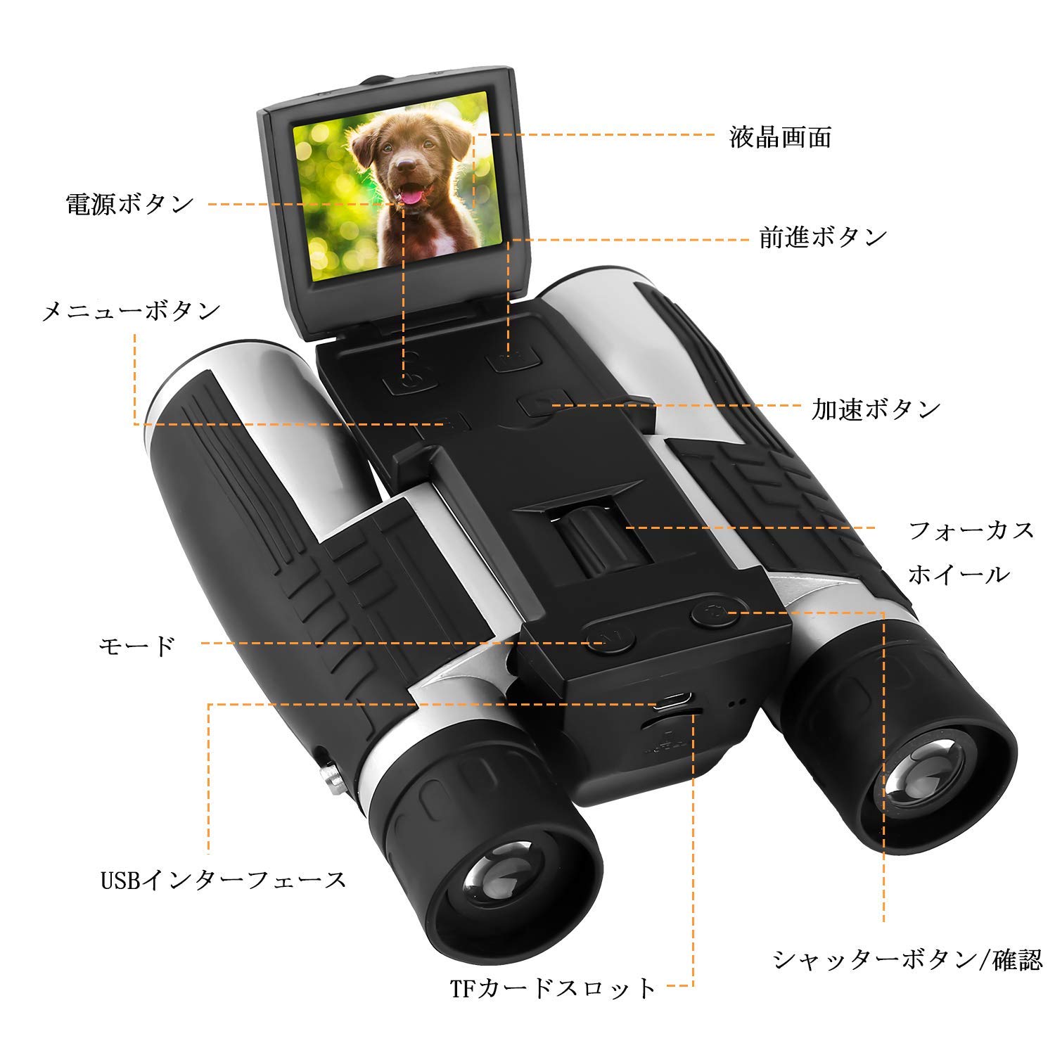 PowerLead デジタルカメラ双眼鏡フルHD Amazon | PowerLead デジタルカメラ双眼鏡 折り畳みプリズム双眼鏡