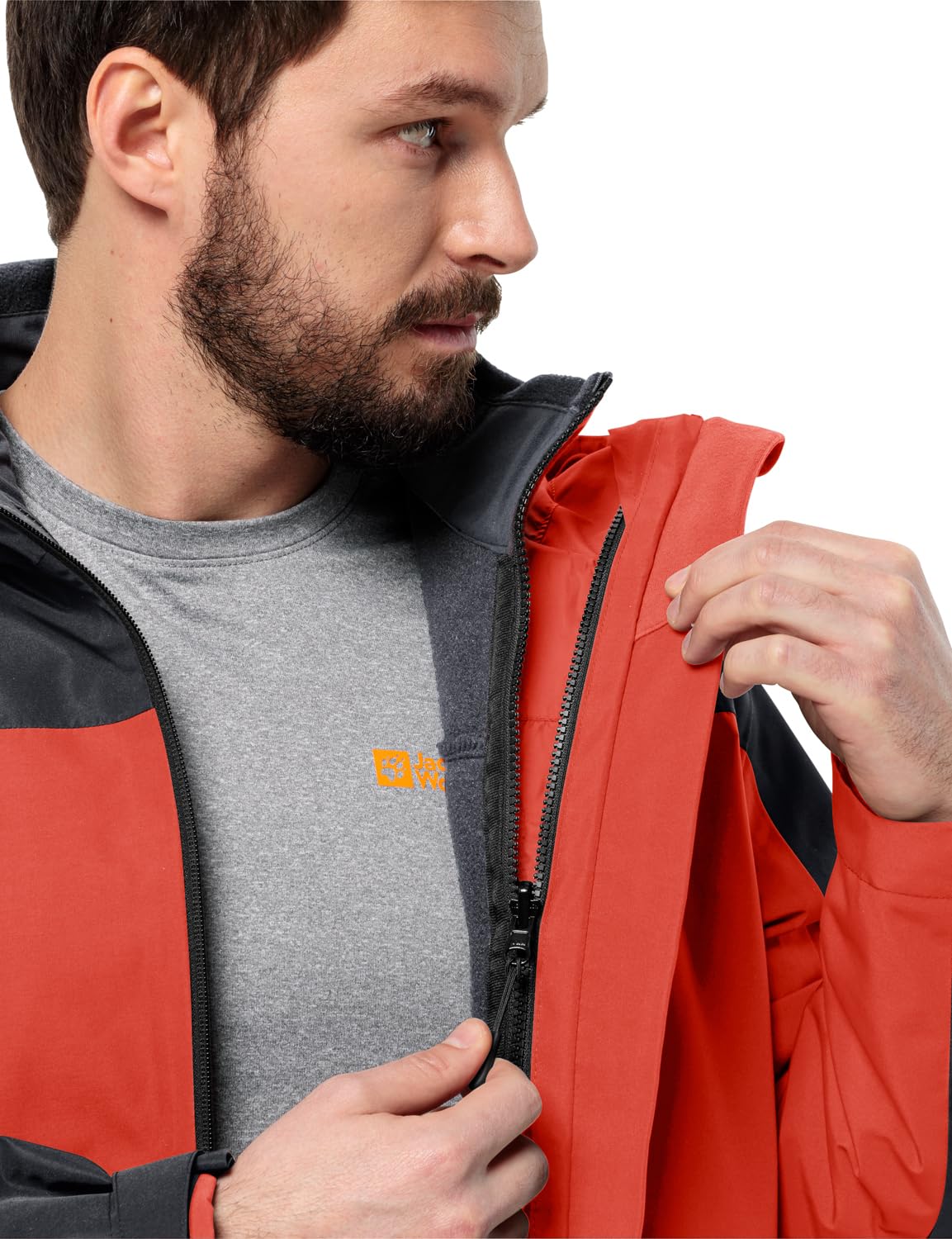Jack Wolfskin Kurtka Mężczyźni Taubenberg 3 W 1 Jkt M