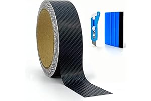 CARTINTS DIY Carbon Fiber Vinyl Wrap Roll For Car, Truck, Laptop, Phone, Outdoor Decoration