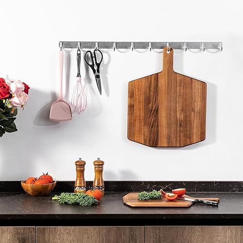 Miniatura 6 de Tabla de cortar decorativa con asa para decoración de cocina, casa de campo, regalo del día de la madre, tabla de servir para la familia, tabla de