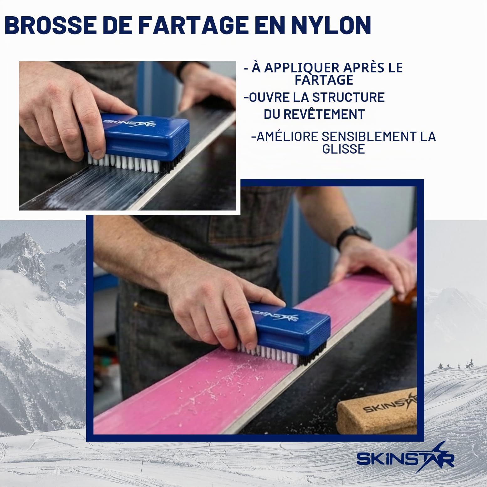 Skinstar Starter Ski Set de cire, fer, brosse à cire