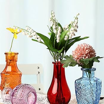 Amazon.co.jp: 花瓶 ガラス 花器 フラワーベース ガラスベース ガラス