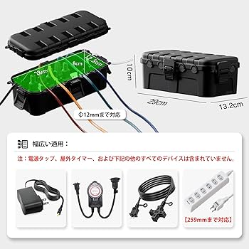 ワンピース　ルームライトUSB充電タイプ　外箱無し Amazon.co.jp: RESTMOコンセントボックス 中型 屋外 電源 電気