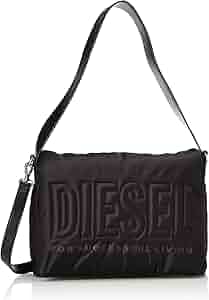 ショルダーバッグ・ポシェット DIESEL FW25 Black denim crossbody bag (X09775P1730 T8013) ショルダーバッグ・ポシェット DIESEL FW25 Black denim