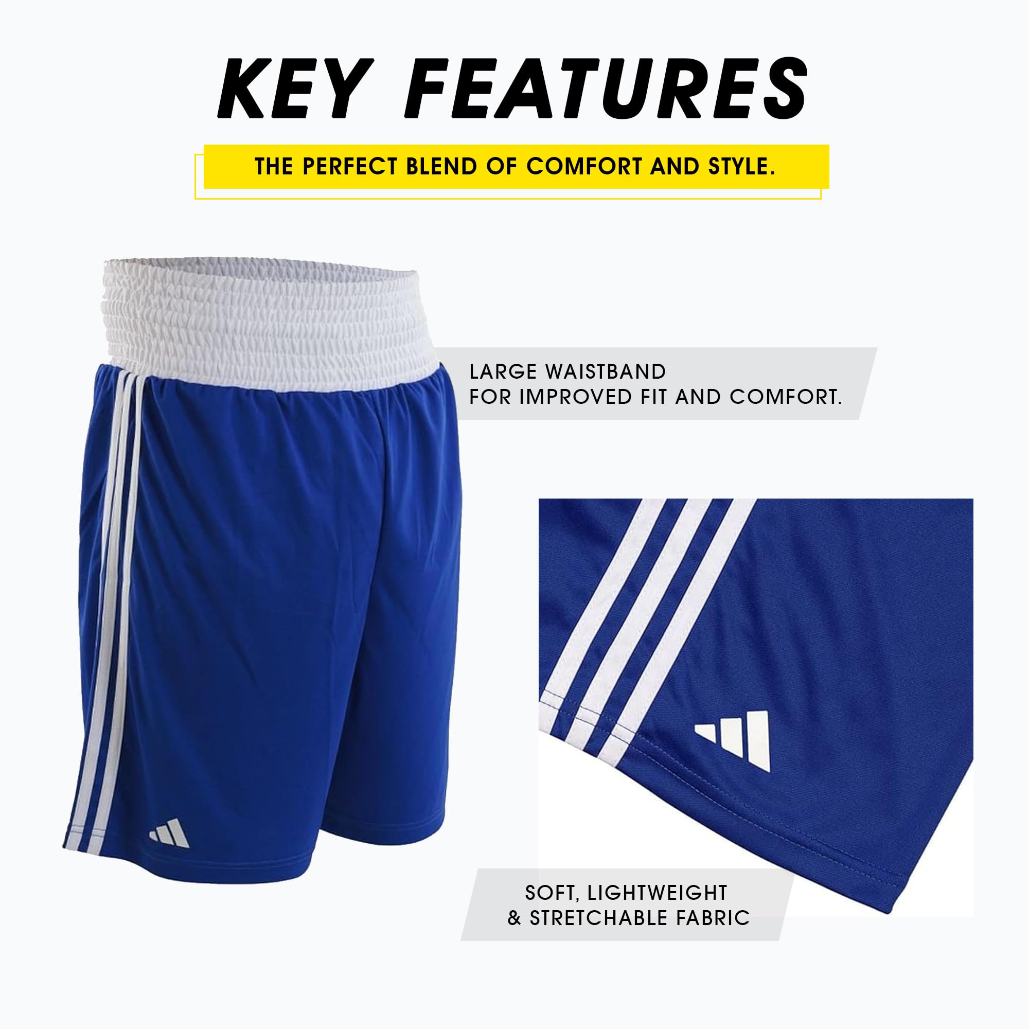 adidas Dziurkacz Podstawowy - adidas Męskie spodenki bokserskie, czerwone, L Mężczyźni
