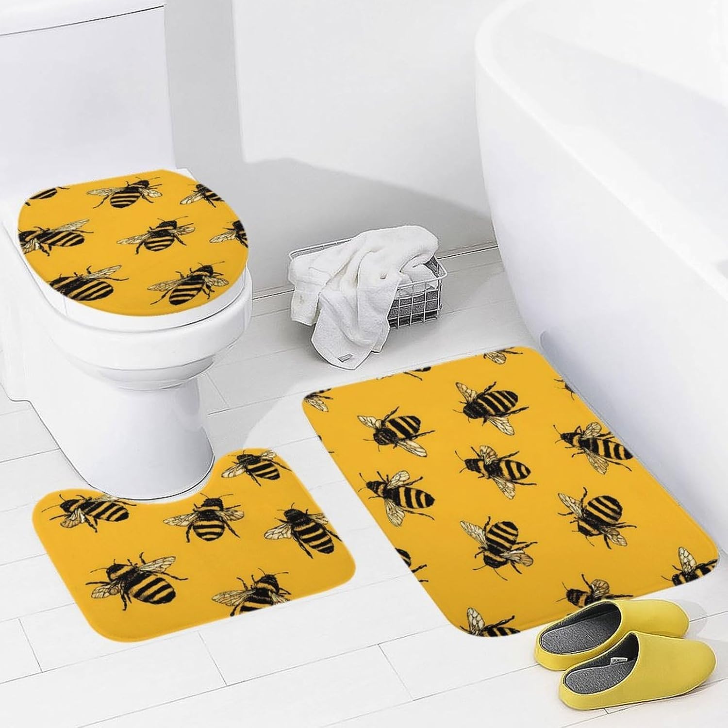 Cute Bees Boys Girls Short Sleeve Shirts Graphic T-Shirts Crewneck Casual Printed Tee