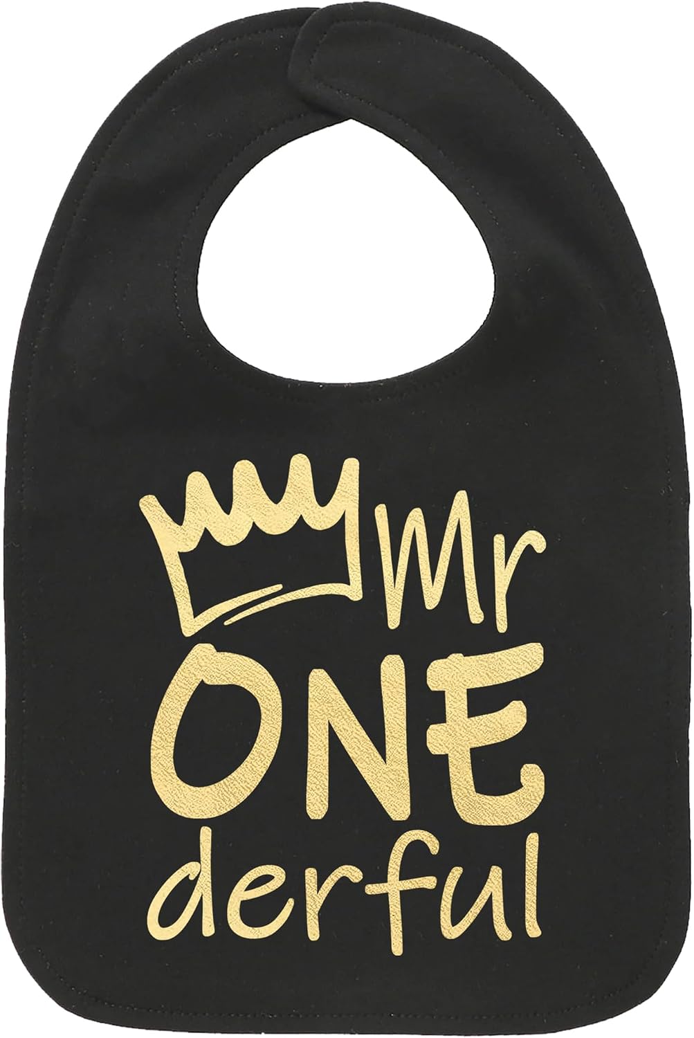 Aiden's Corner Handmade Cute Baby Boy Mr Onederful First Birthday Smash Cake Bib - 1st Birthday Bibs