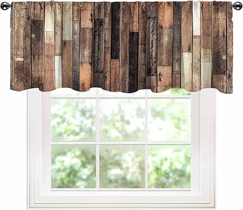 Miniatura 8 de SongYi Cortinas de cocina italianas, cortina de ventana de cenefa, vista de la antigua calle mediterránea de piedra de casas de piedra en Italia