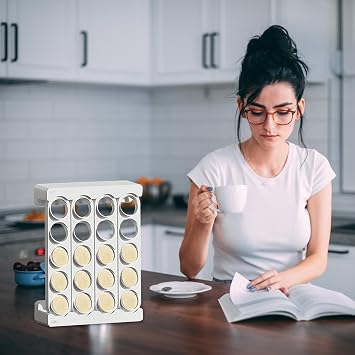 Coffee Pod Storage Rack Display Rack 50 Capacity Organization