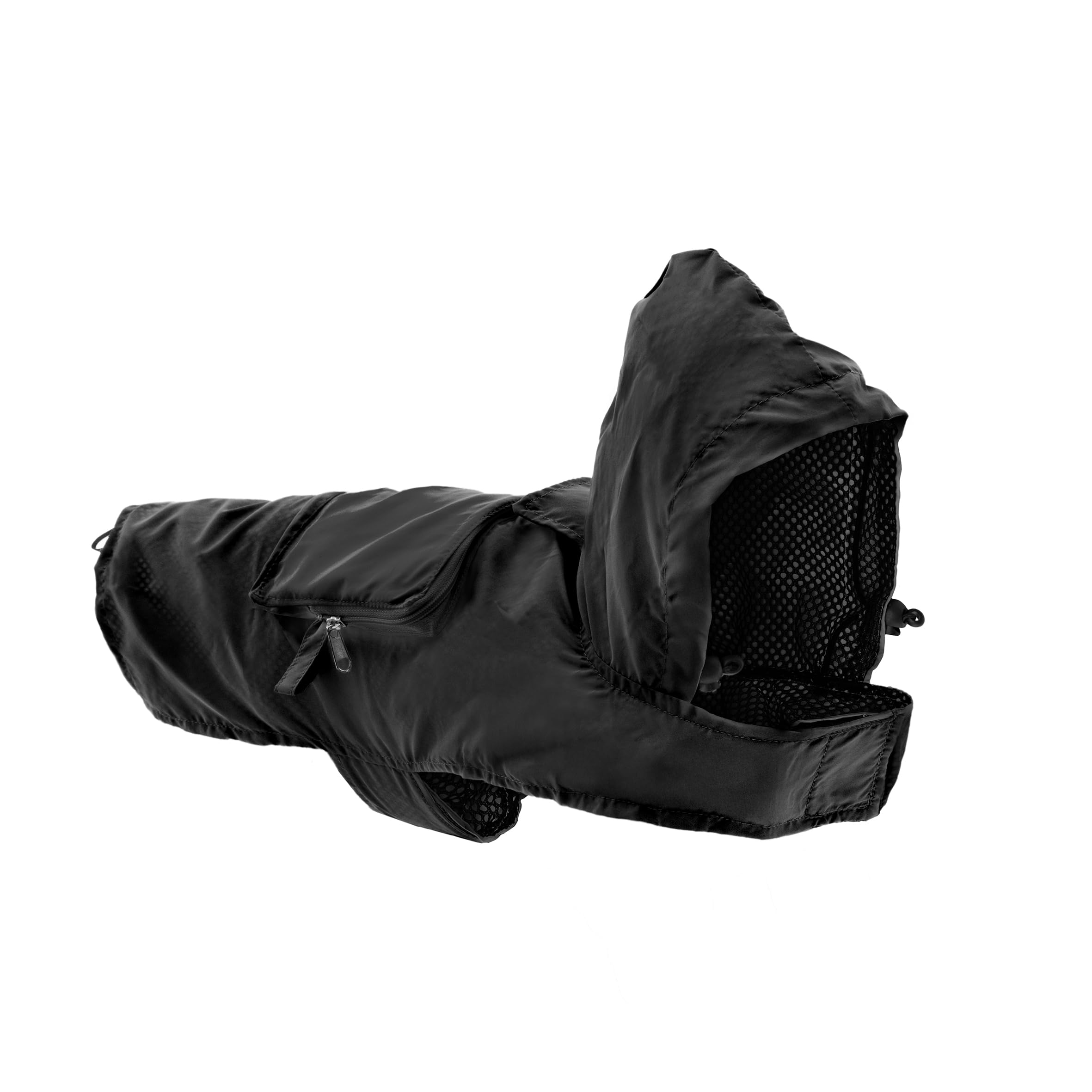 Veste de pluie pour chiens imperméable Record avec capuche réglable et fermeture auto-agrippante
