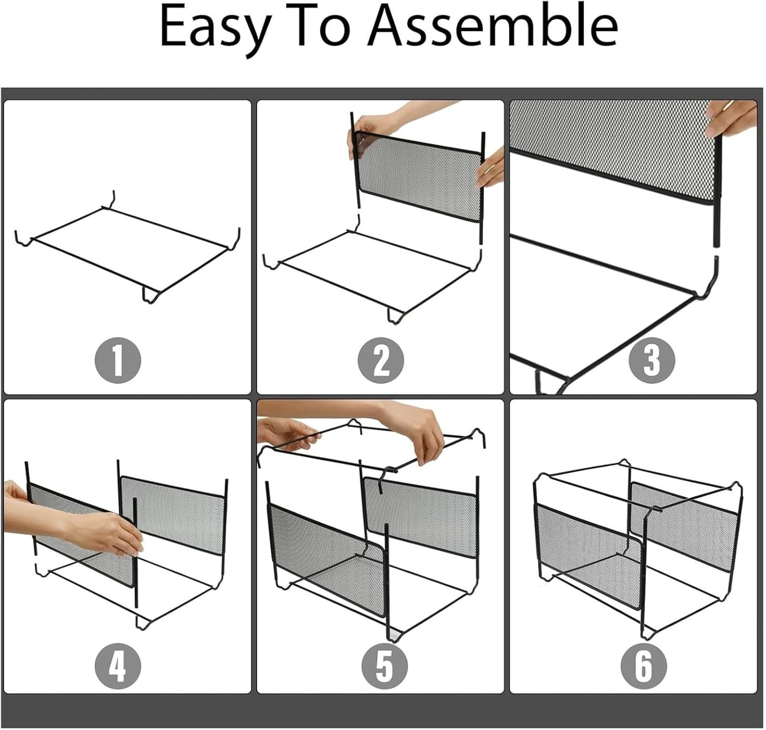 デスクトップ吊り下げファイルフォルダオーガナイザーサスペンションファイルタブとカード付きメタルメッシュA4カタログリファレンススタン