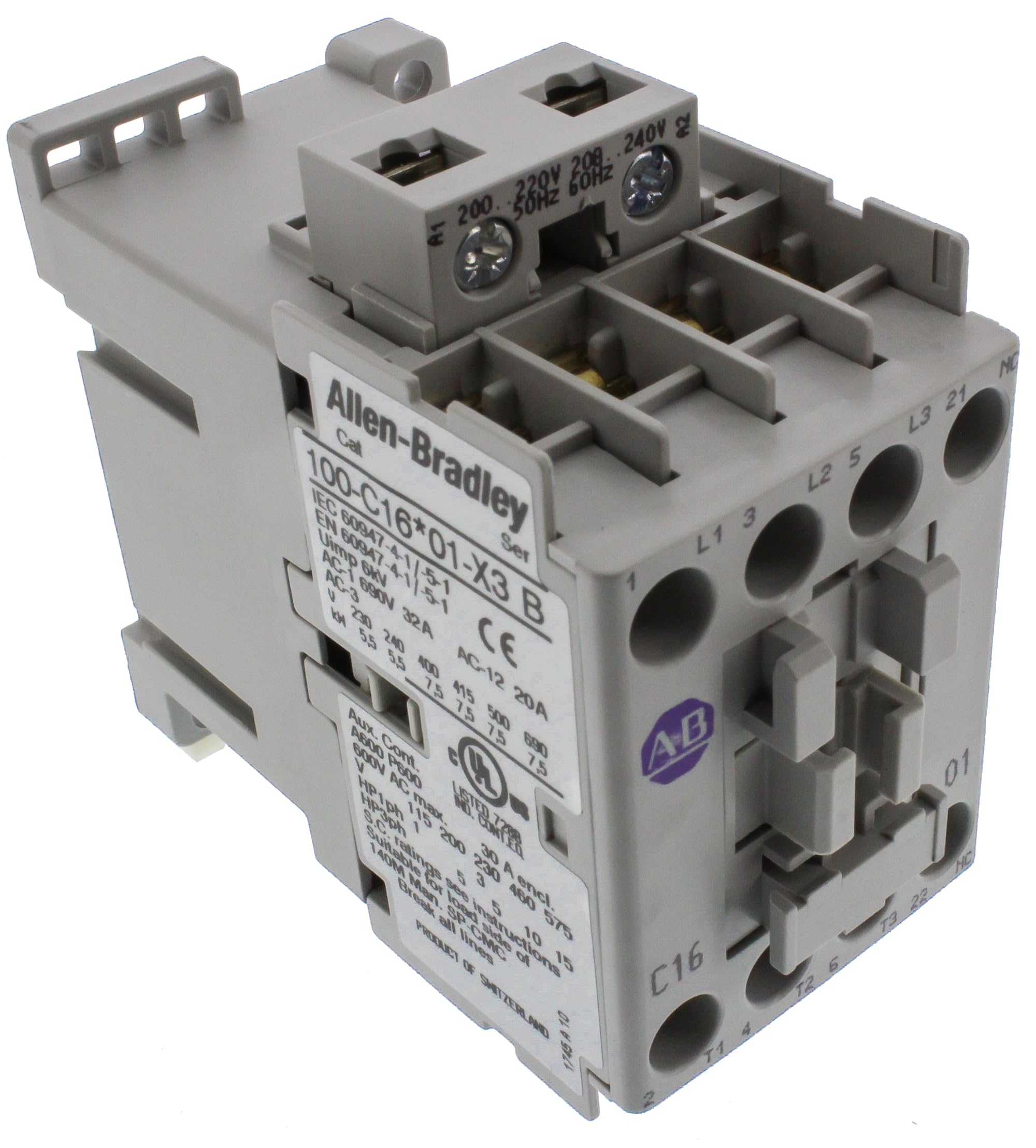 ALLIANCE LAUNDRY SYSTEMS Contactor C16 220V Pkg (F330177P)