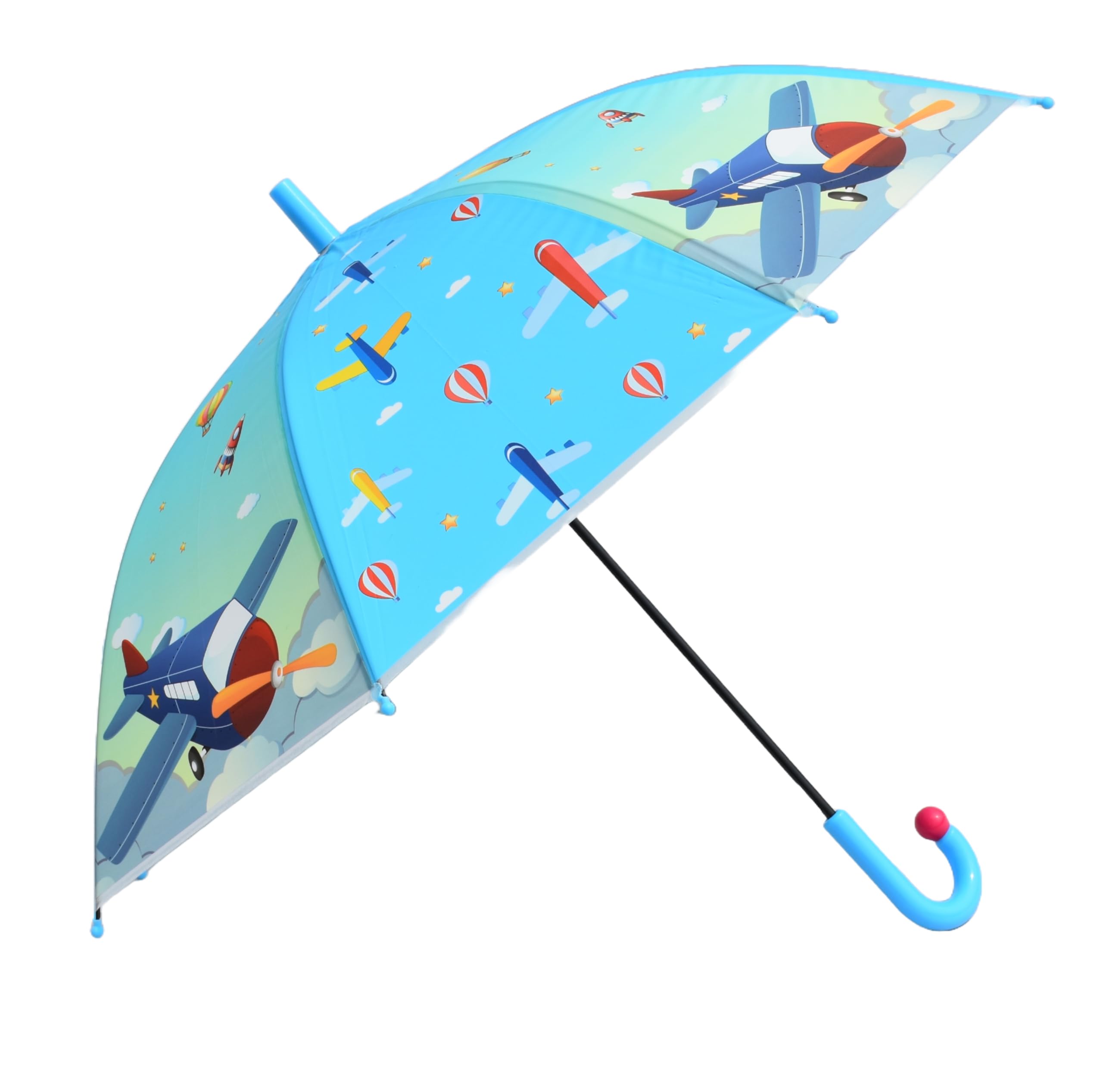 chaatewala Airplane/AeroplaneTransport Theme Umbrella for Kids, Transport Umbrella Cartoon Umbrella, Aeroplane Dome Umbrella, PVC Umbrella for Rain, Airplane Umbrella for Gifts-picture-25