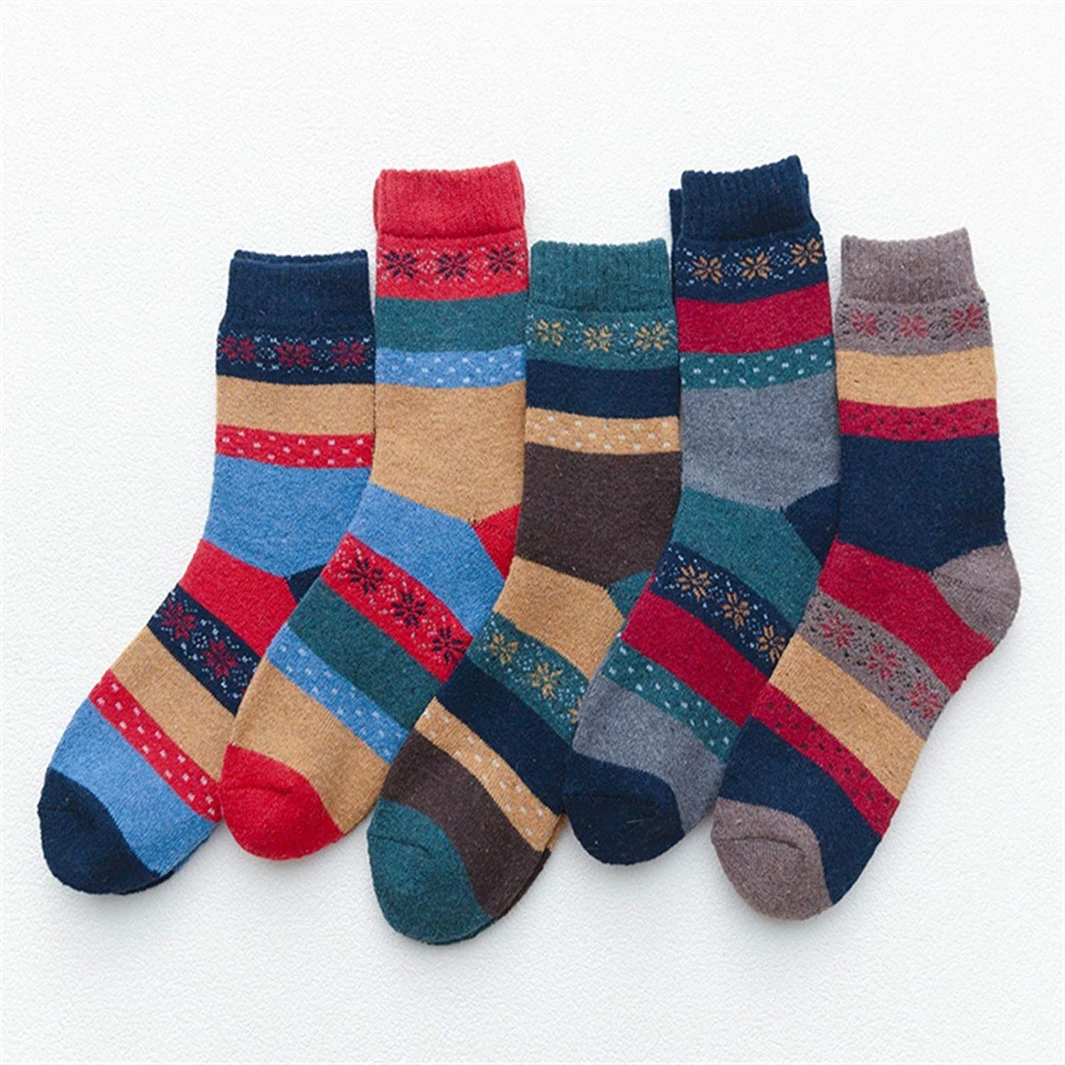 Calcetines 10 Pares De Calcetines De Lana, Calcetines Térmicos Para Mujer, Calcetines Cálidos De Invierno, Calcetines Gruesos, Calcetines Vintage Calcetines De Moda