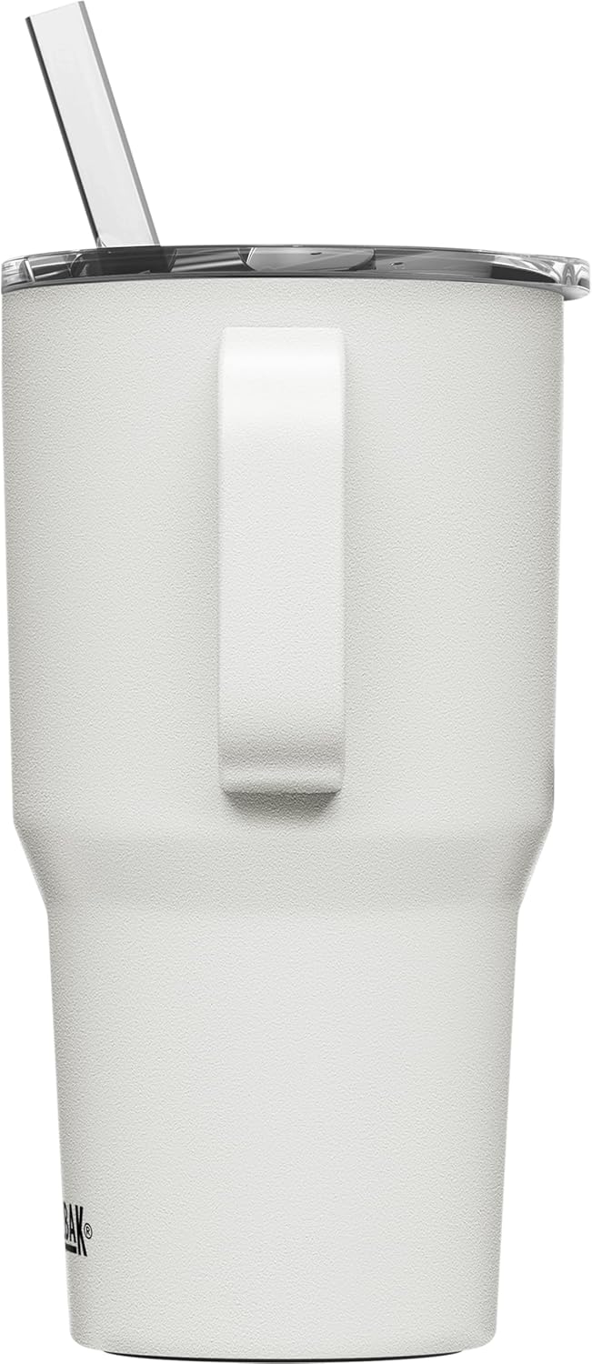 CamelBak Horizon Straw Mug, Insulated Stainless Steel - 24 oz, White - Image 4