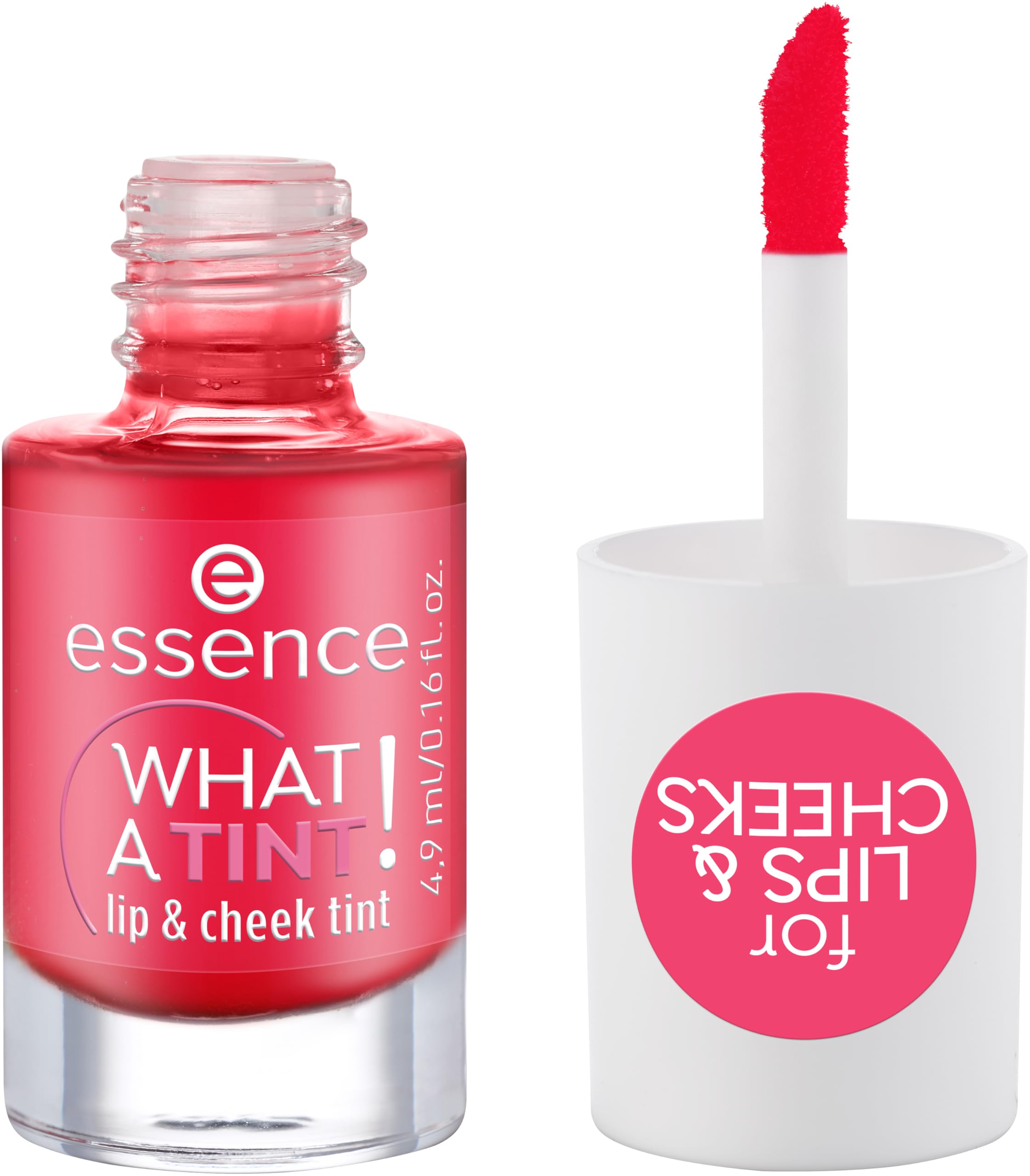 essence WHAT A TINT! lip & cheek tint, longlasting, instant result, natural (4.9ml)