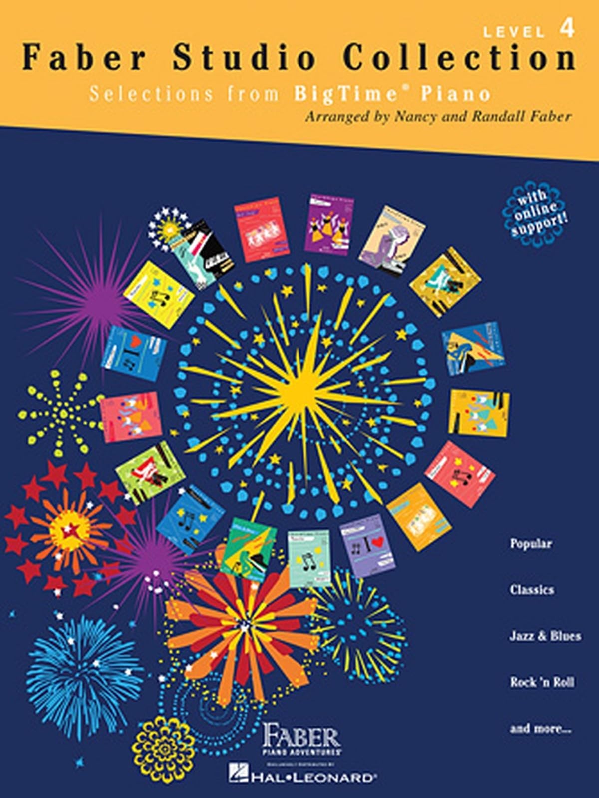 Faber Studio Collection: Selections from BigTime Piano - Level 4 | Piano Sheet Music Songbook for Intermediate Students | Piano Method and Recital Practice Pieces | 40 Page Piano Book