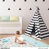 Mamabrum baby play mat 200 x 180 x 1 cm foldable foam mat waterproof portable child safe non-toxic thicker bigger - 7