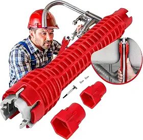 Chave Hidráulica Multifuncional 8 em 1, para Instalação e Reparo de Pias e Torneiras Nautilus Ocean