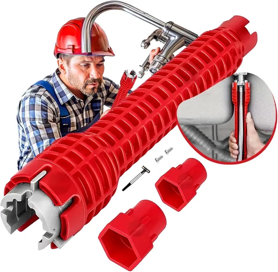 Chave Hidráulica Multifuncional 8 em 1, para Instalação e Reparo de Pias e Torneiras Nautilus Ocean