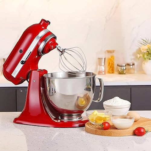 Miniatura 5 de Accesorio de 6 alambres para batidora de pie, acero inoxidable K45WW, accesorio de repuesto para batidora de pie de cabeza inclinada de 4.5 a 5