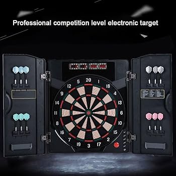 ダーツボード Amazon.co.jp: 電子ダーツボード、LEDディスプレイ付き自動