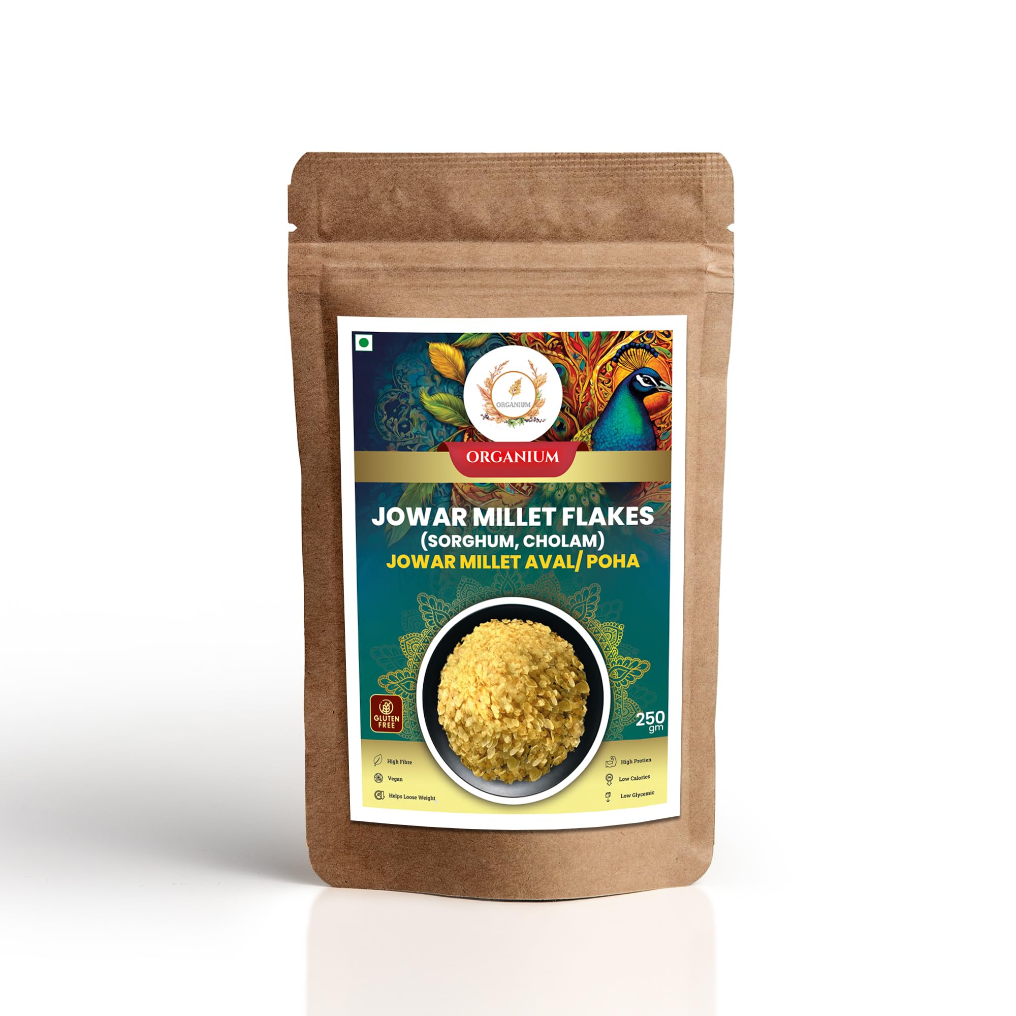 Organium Jowar Aval-Poha/Millet Flakes – Natural & Gluten-Free, Rich in Carbohydrates, Fresh Jowar Poha for Healthy Breakfast & Snacks -250 Gram (B0DD8WRGWF) Amazon Price History, Amazon Price Tracker