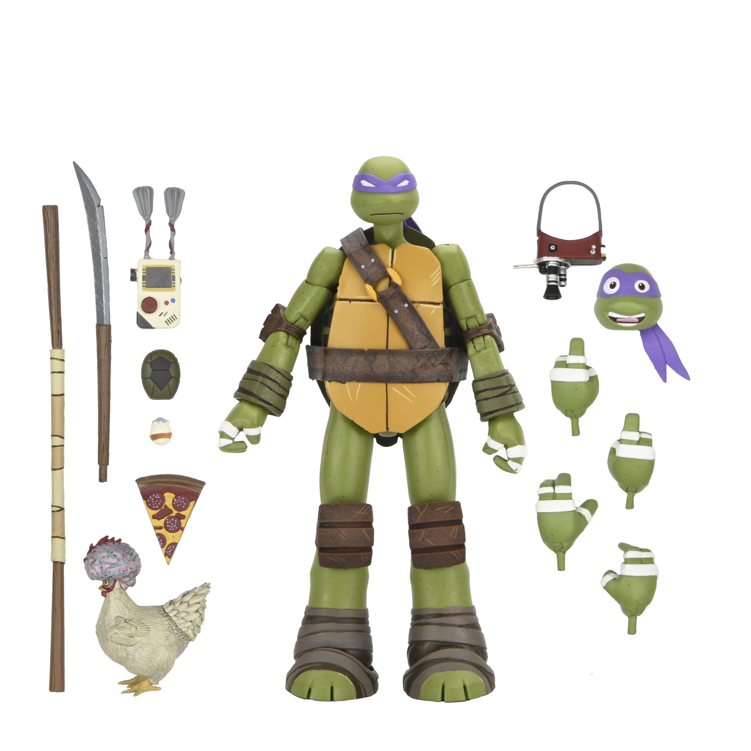 NECA - Teenage Mutant Ninja Turtles (2012 Cartoon) - 7" Scale Action Figure - Ultimate Donatello