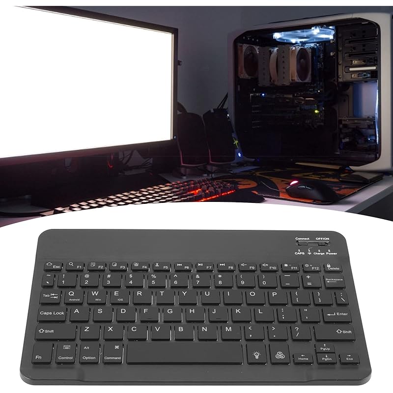 キーボード マウス 入力機器 サントスピンク ワイヤレスbluetoothキーボード Rgbバックライト付きミニキーボード 0mahバッテリー 電話タブレットラップトップ用の充電式ポータブルキーボード 黒 8h2qarkvsi Lonaturk Com